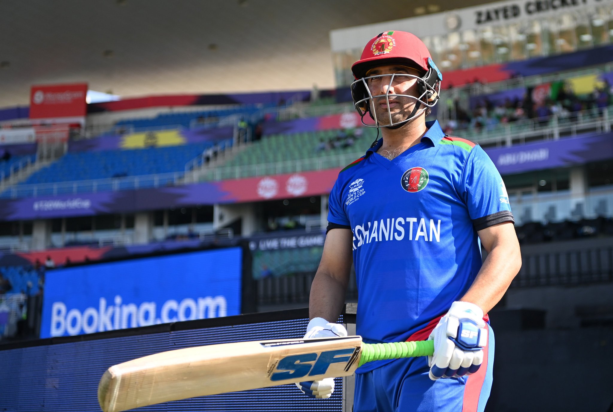 Asghar Afghan scored 31 off 23 in his farewell match against Namibia in Abu Dhabi on Sunday