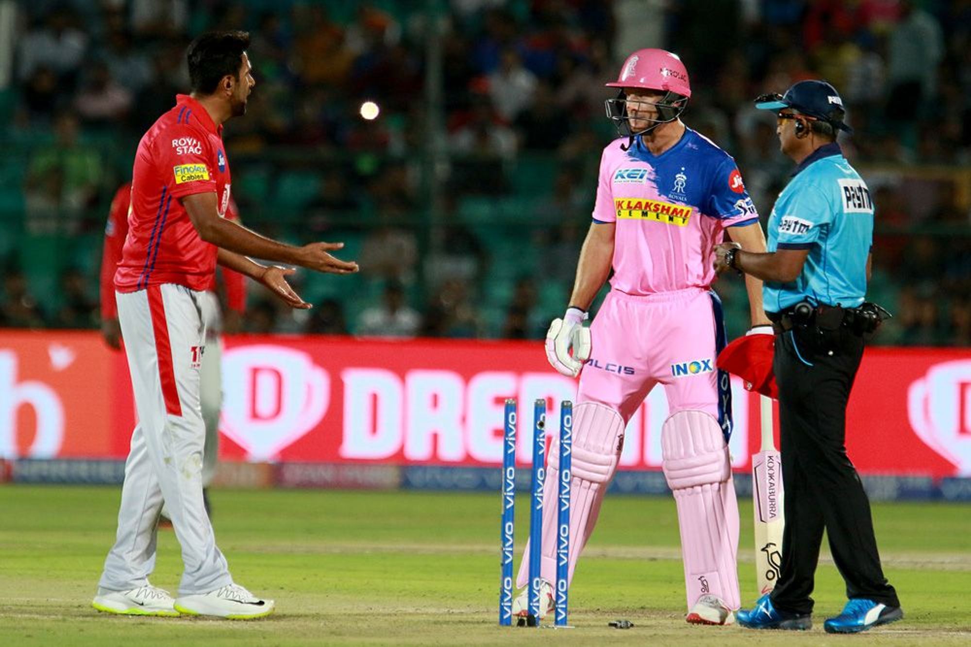 Ashwin mankaded Buttler in 2019