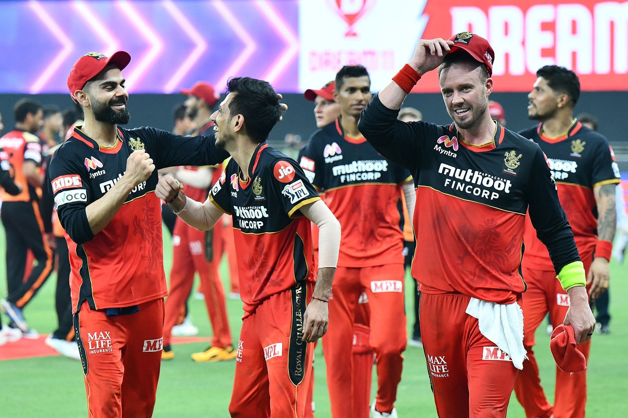 RCB won five of their first seven games during the first half of IPL 2021