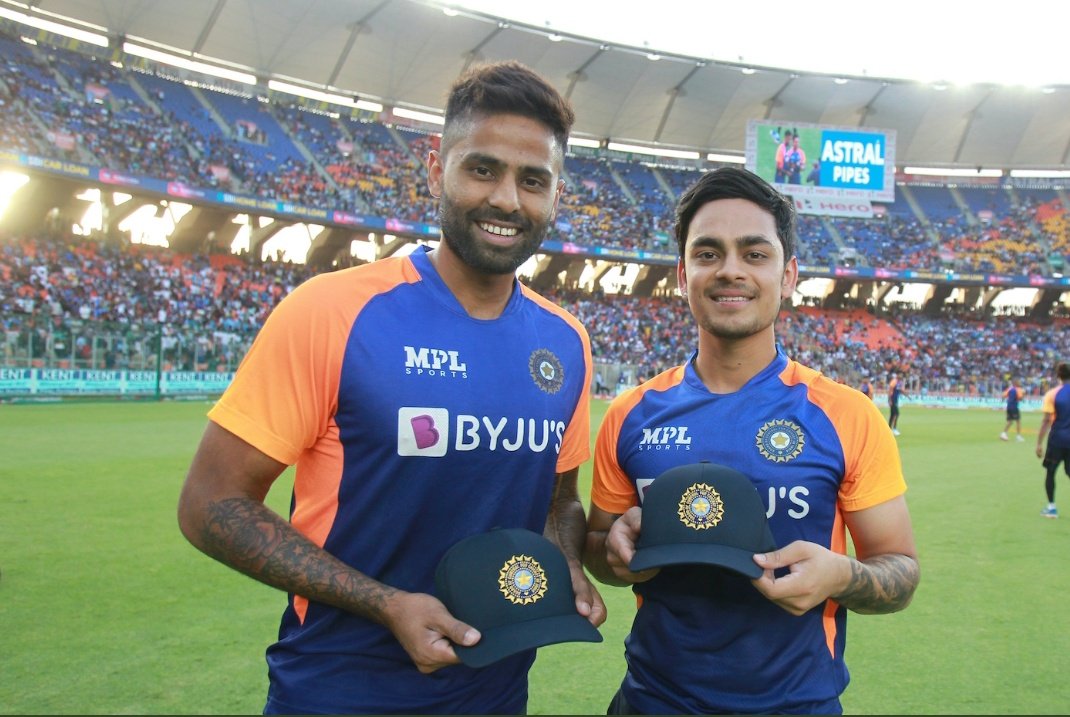 Kishan made his ODI debut alongside Suryakumar Yadav