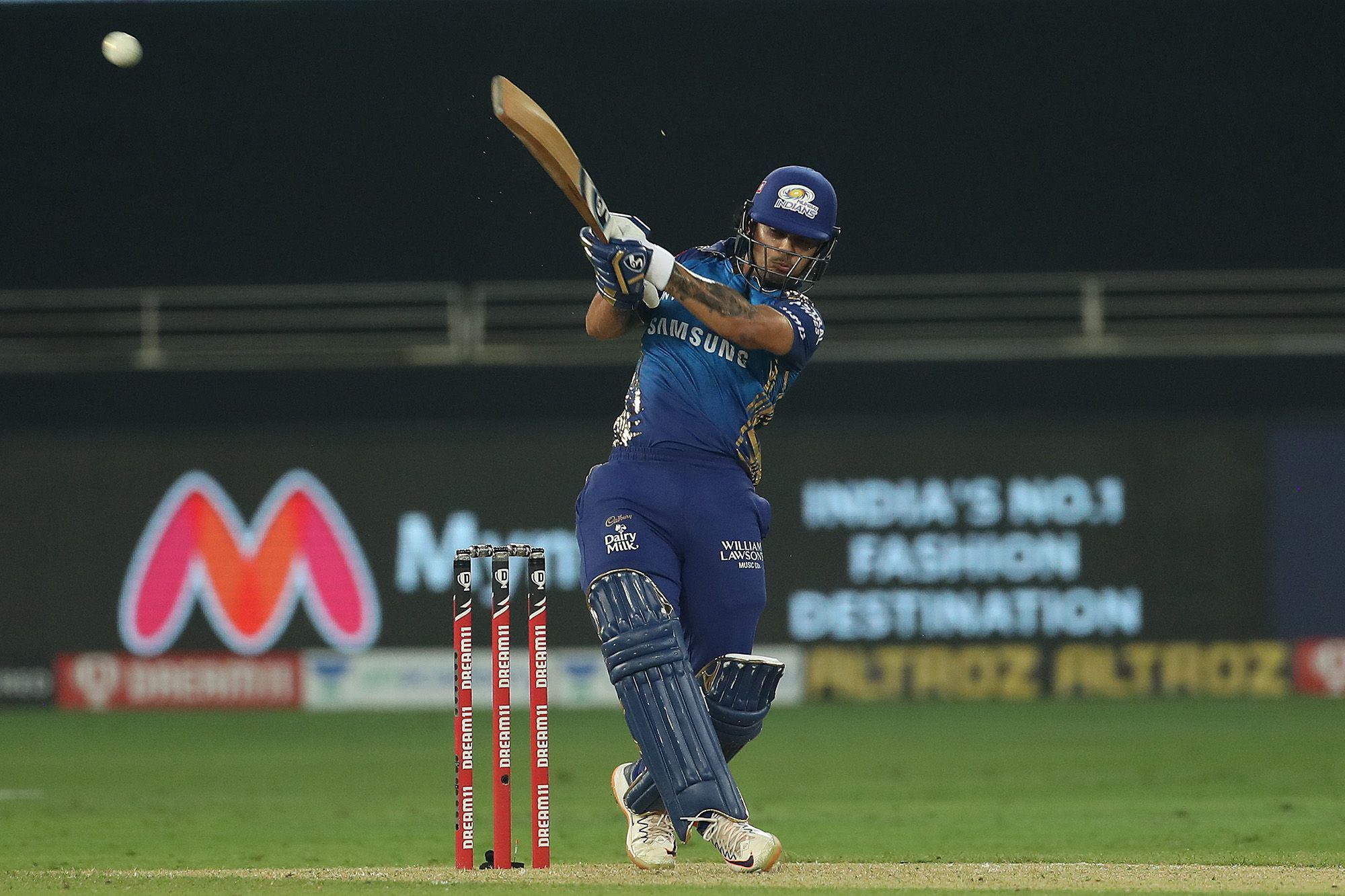 Ishan Kishan scored a blazing 25-ball 50* in Mumbai Indians' eight-wicket win over Rajasthan Royals on Tuesday