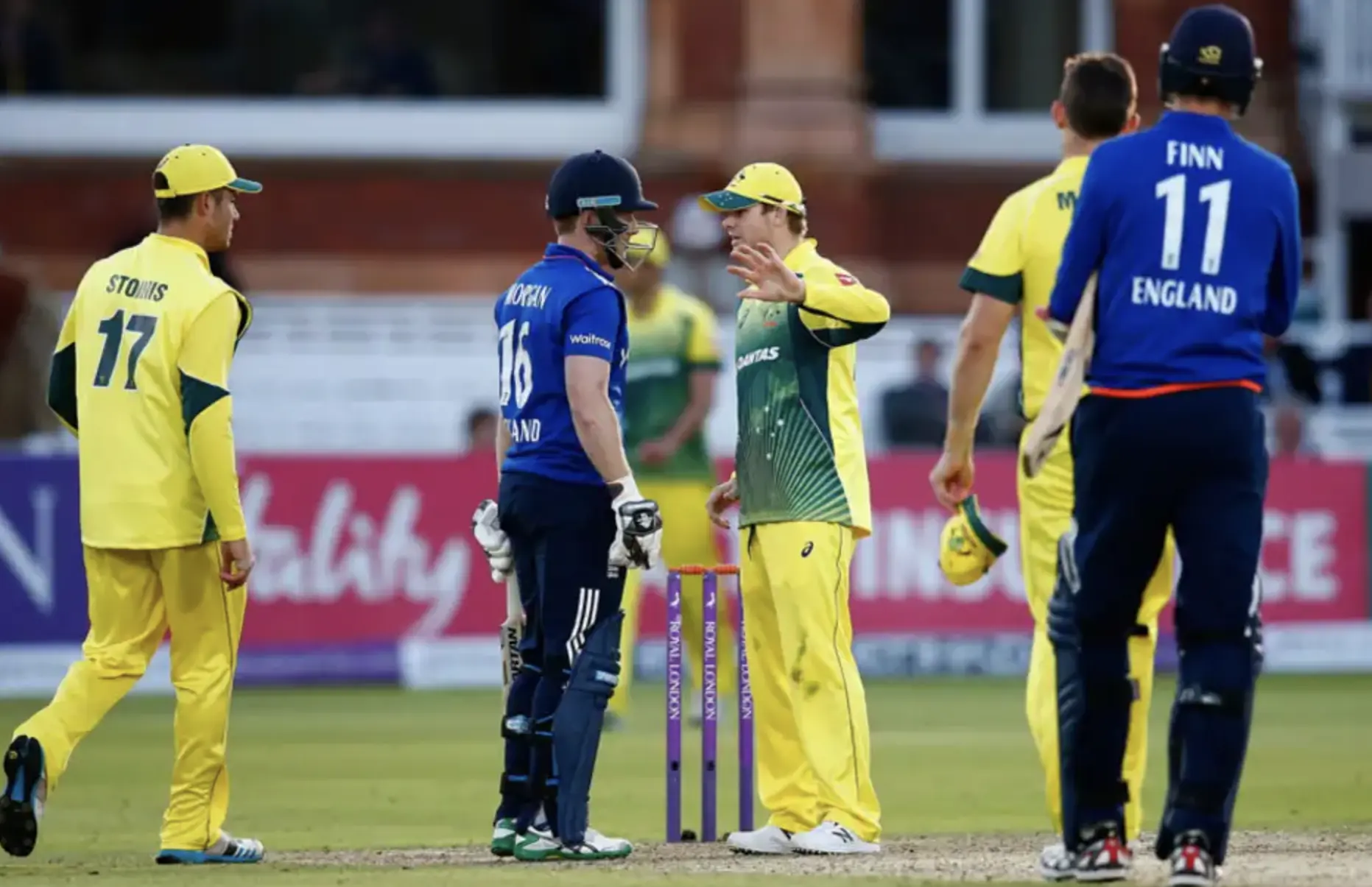 Australia defeated England by 64 runs.
