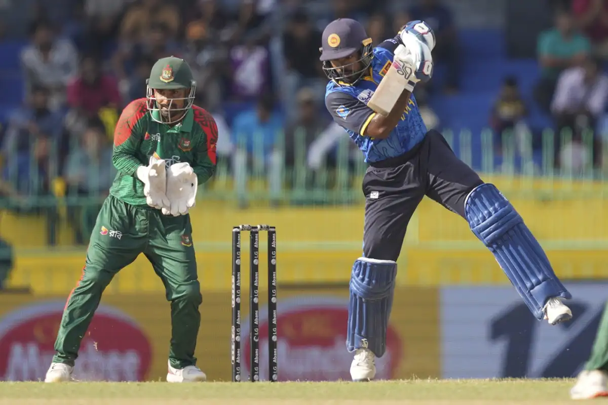 Janith Liyanage looked in fine fettle against Bangladesh on Tuesday until he was hit wicket