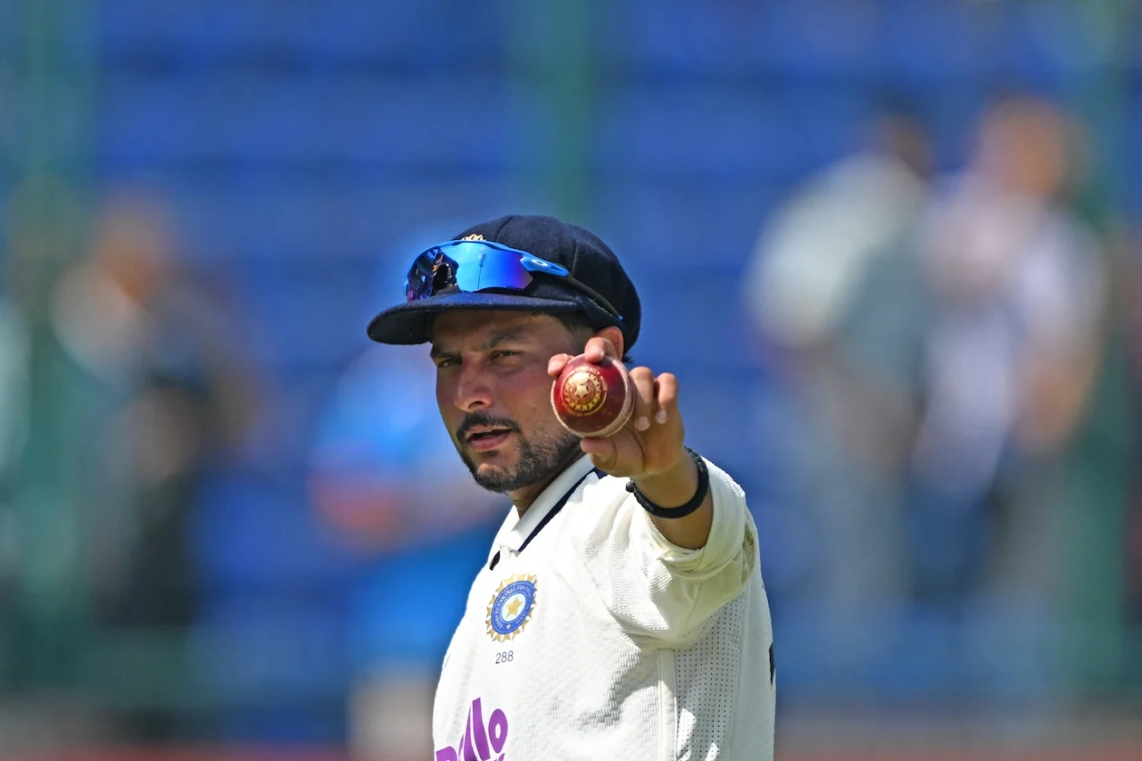 Kuldeep Yadav was left frustrated on Day 4 of the second Test between India and West Indies in Delhi