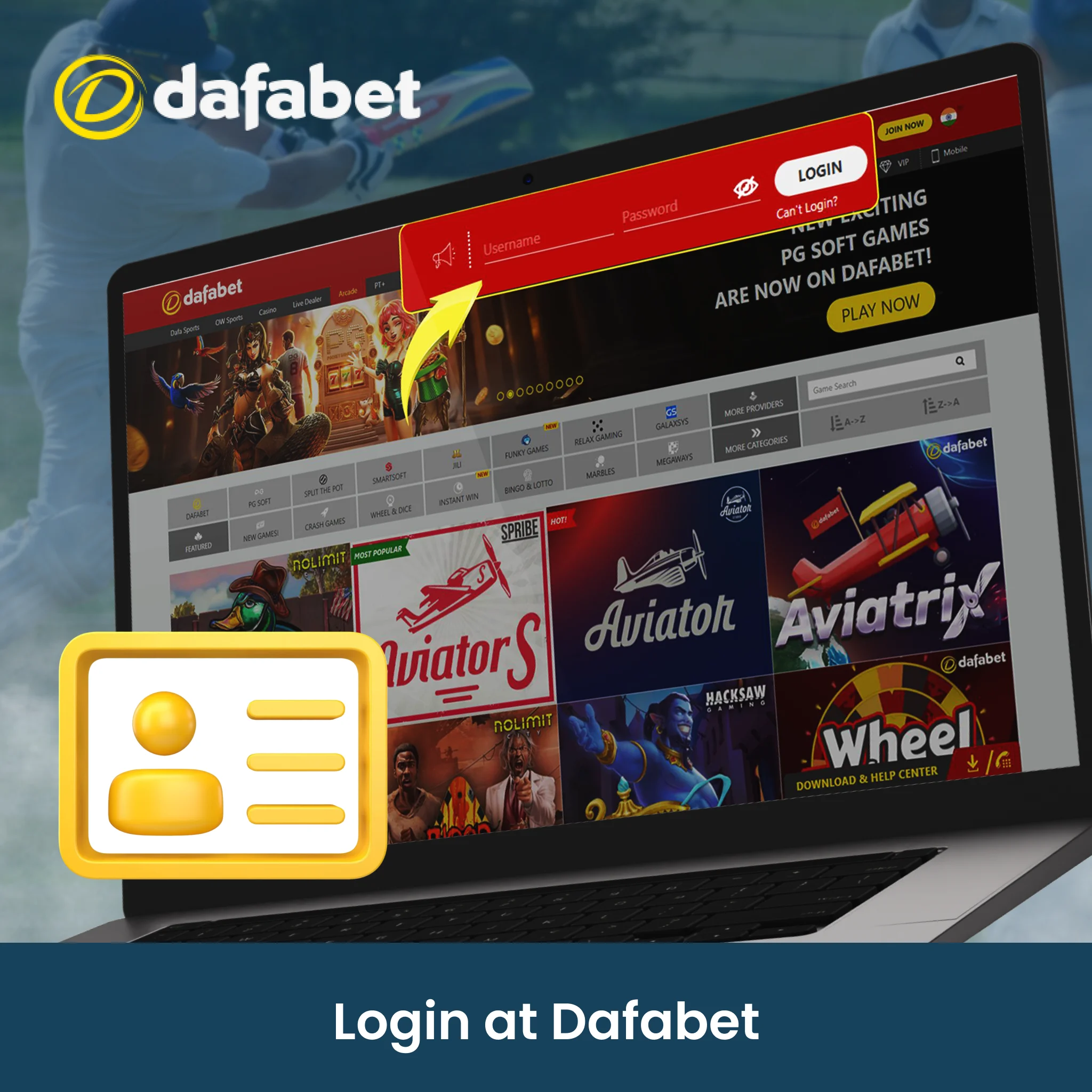 How to login at Dafabet account.