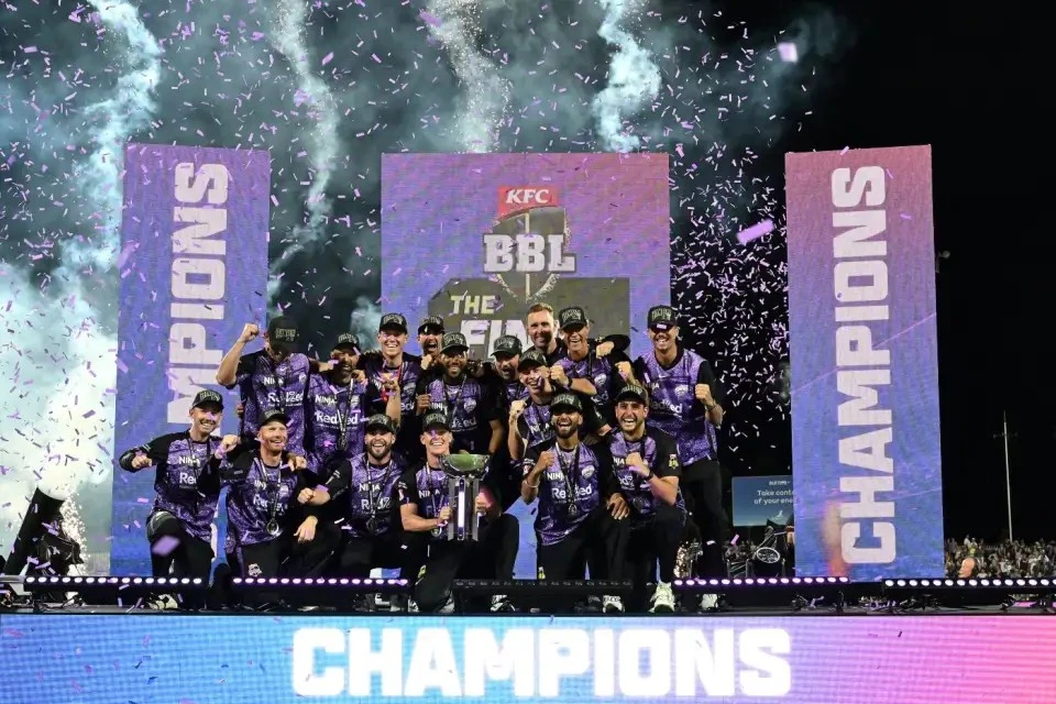 Hobart Hurricanes Wins BBL.