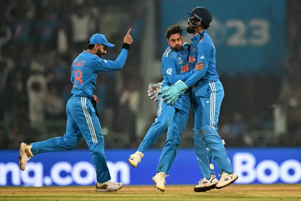 India defeated England by 100 runs.