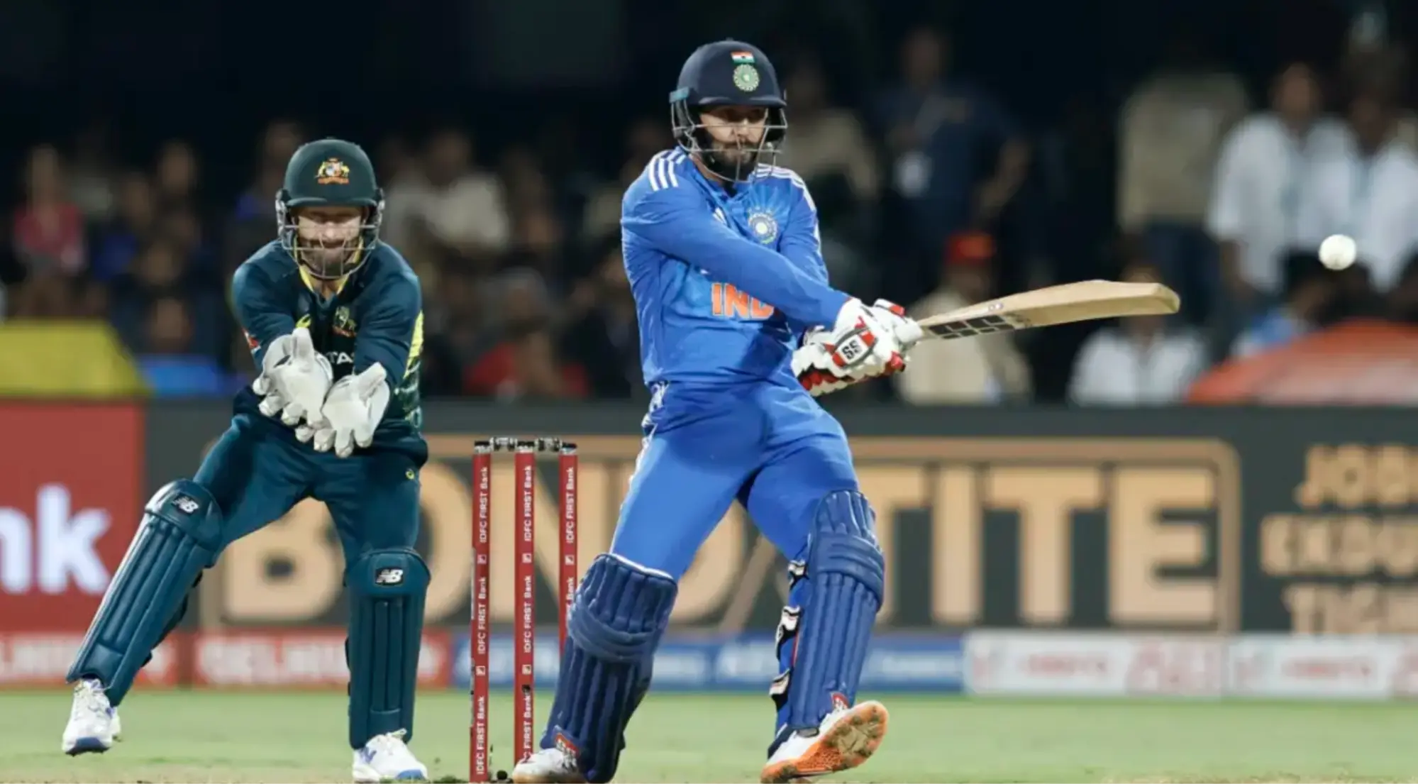 Jitesh Sharma made his T20 Debut on October 3, 2023.