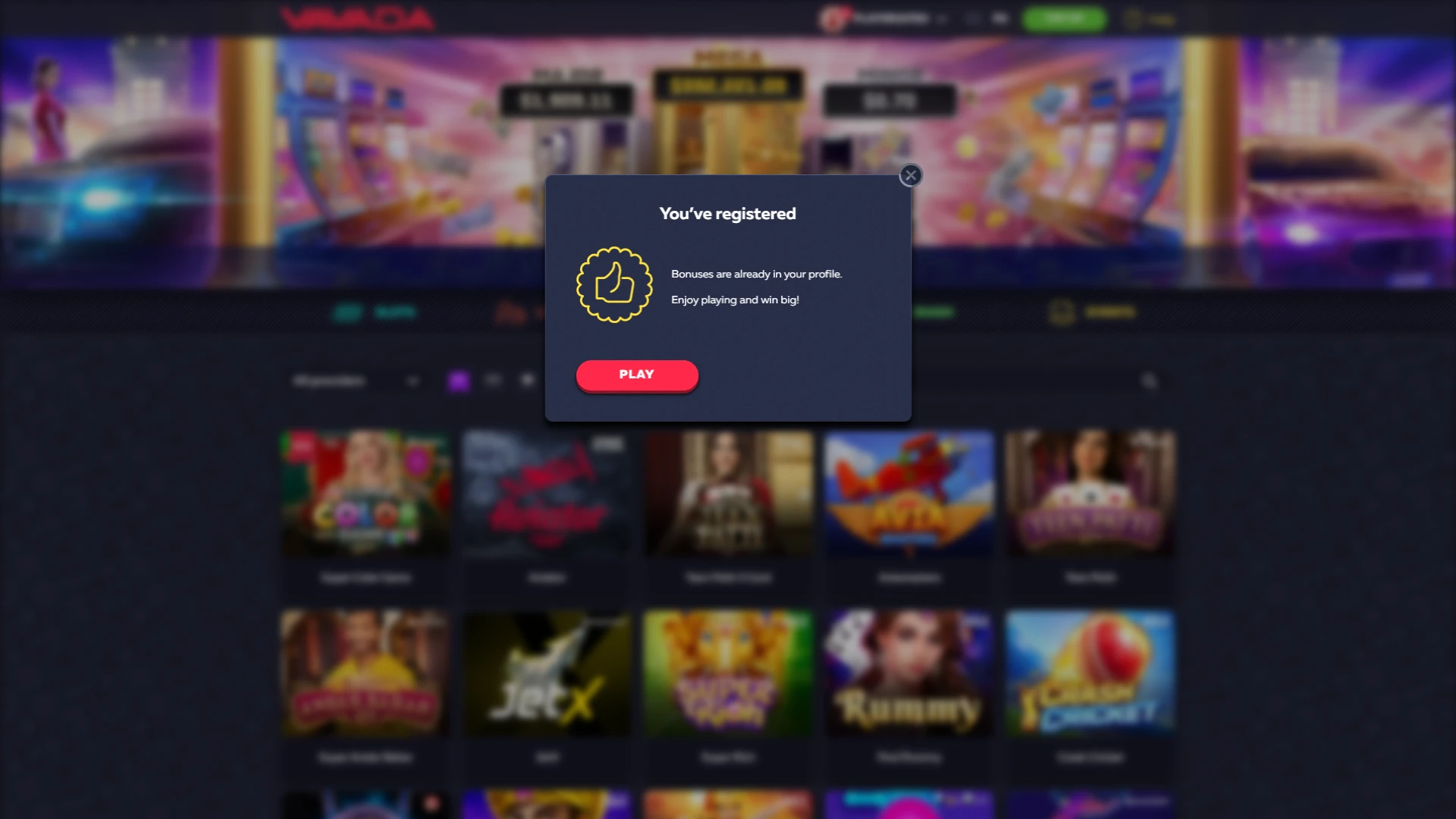 Finish Vavada registration