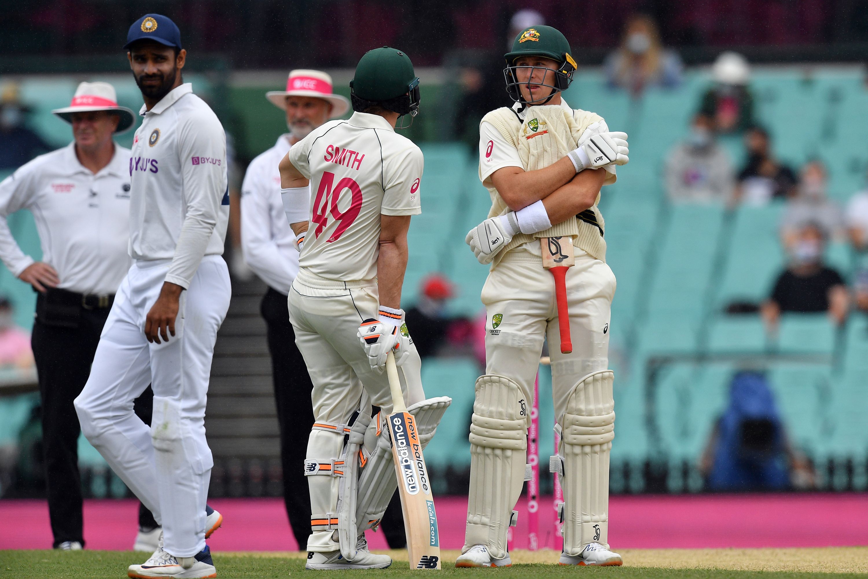 Labuschagne was involved in a funny exchange with Gill