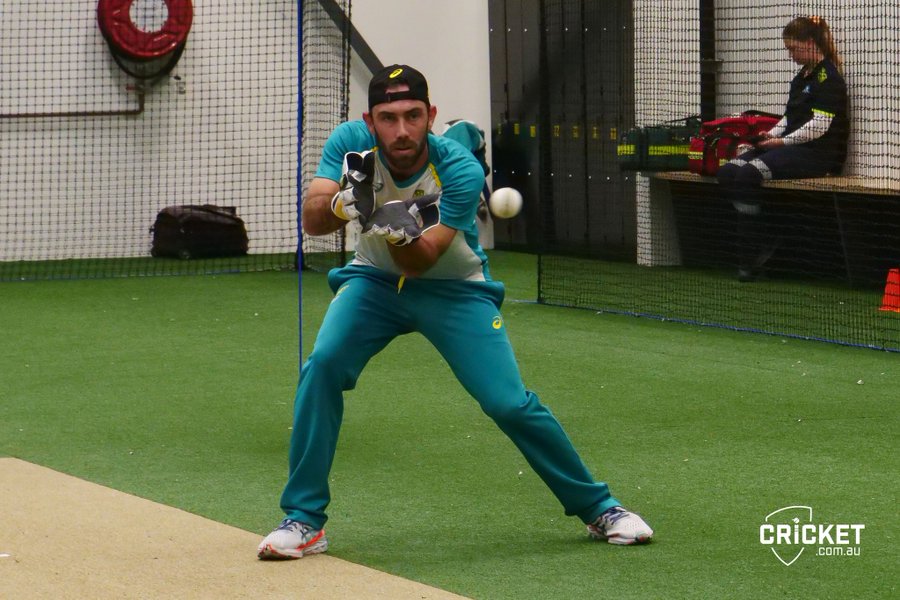 WATCH | Glenn Maxwell dons wicketkeeping gloves in training as Australia potentially prepare to drop Matthew Wade