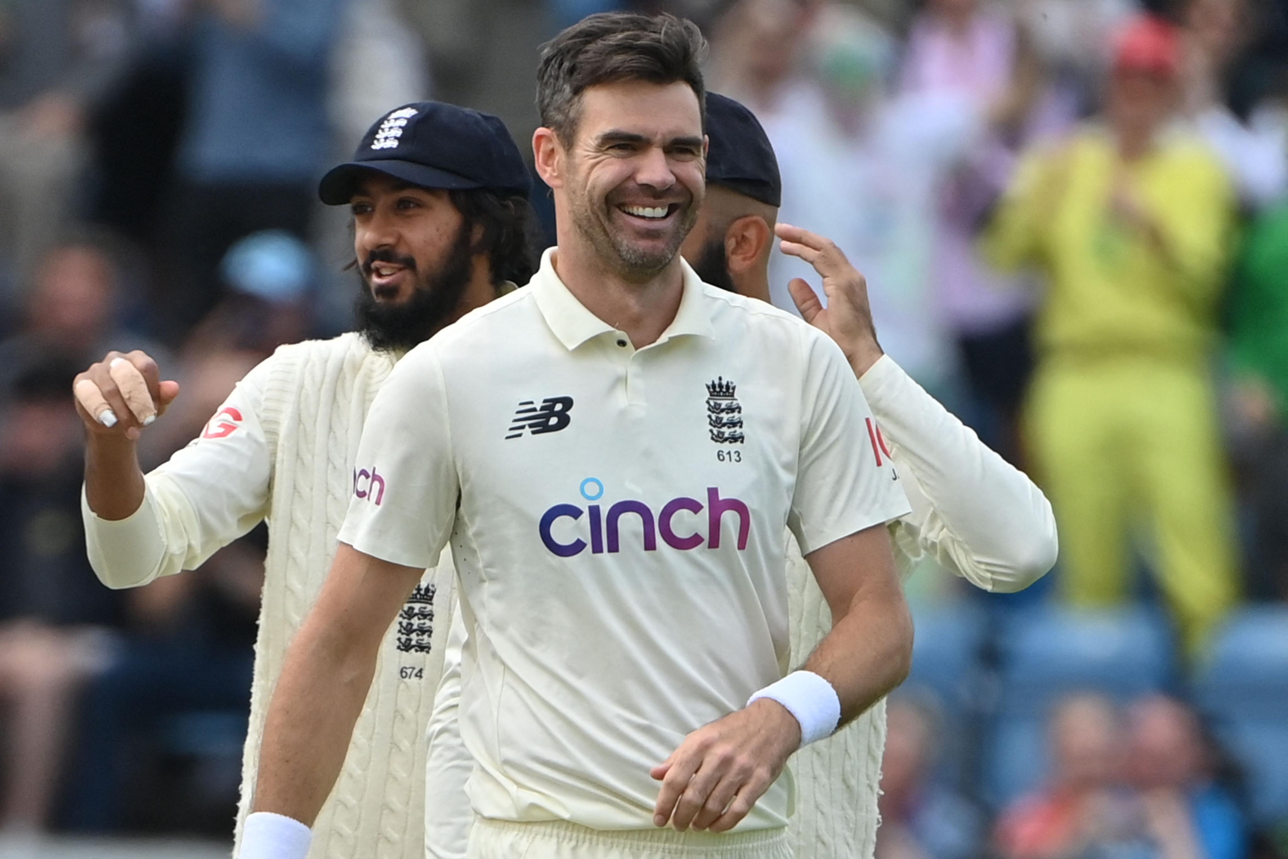 James Anderson was the last England batsman to depart as India won the Lord's Test by 151 runs