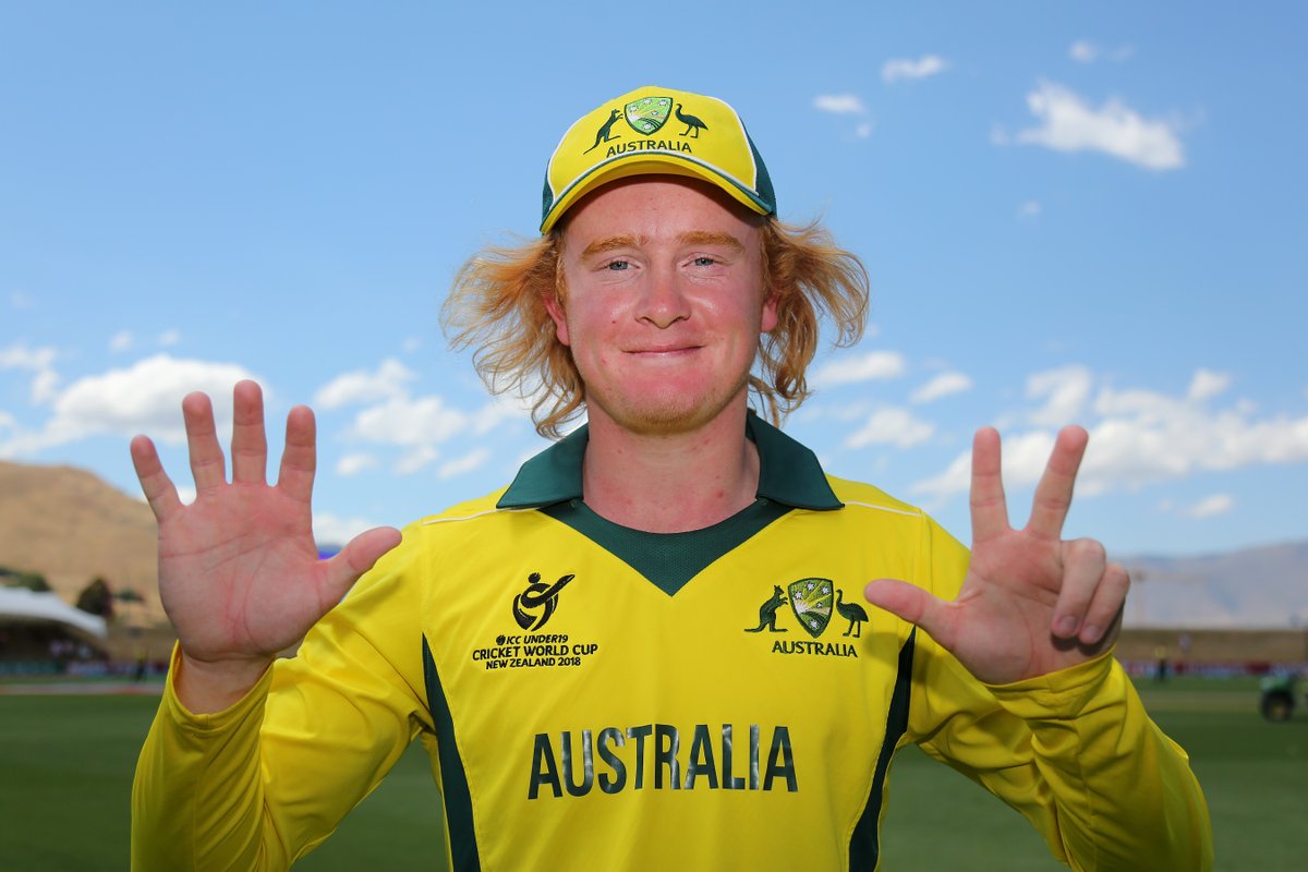 Lloyd Pope’s U-19 World Cup record 8/35 books Australia’s semi final berth