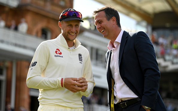 Michael Vaughan and Mark Waugh engage in Twitter banter over England run chase of 359