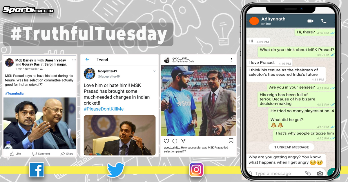 Truthful Tuesday | MSK Prasad’s reign as Chairman of Selectors has secured India’s future