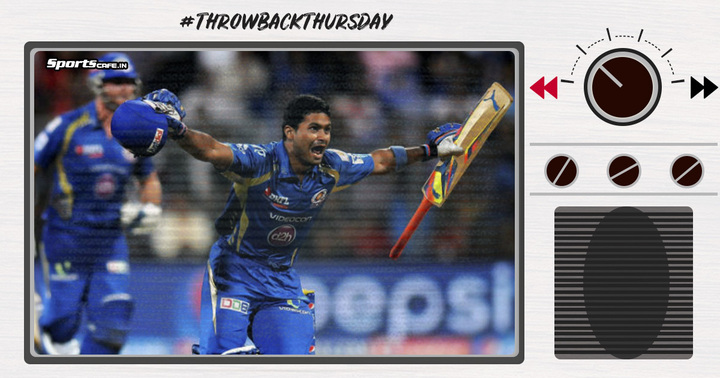 Throwback Thursday | Aditya Tare six helps Mumbai pocket greatest chase in IPL history