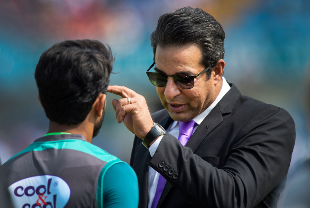 Twitter reacts to Wasim Akram losing his cool after asked about Mohammad Rizwan’s ‘lip balm’