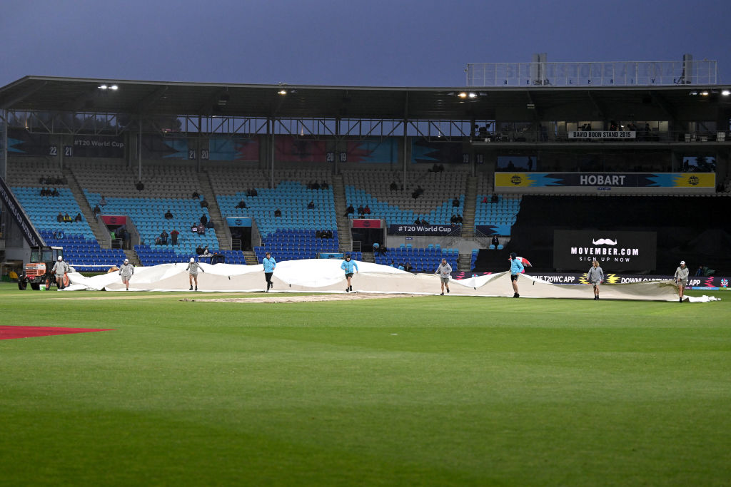 rain played spoilsport in Zimbabwe's game versus South Africa.