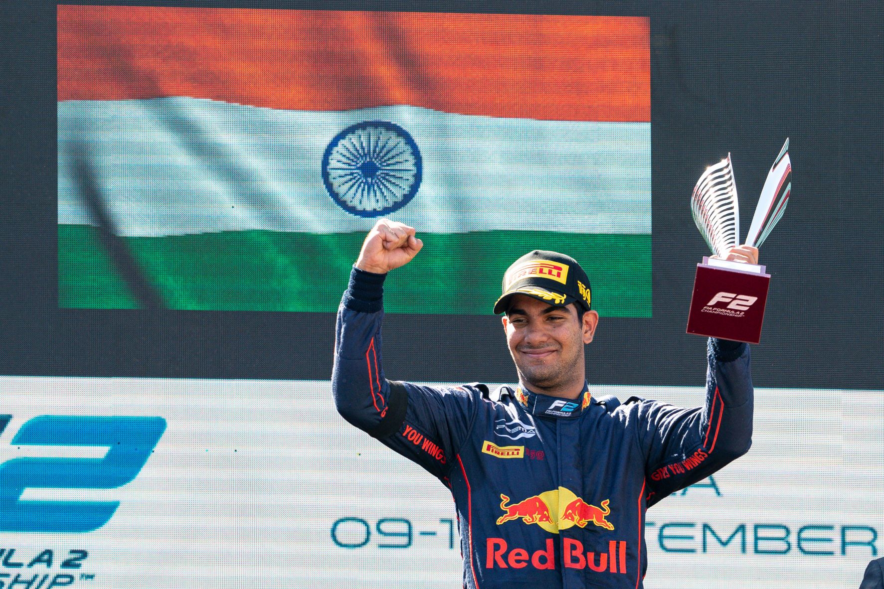 Jehan Daruvala wins first race of the season at Monza