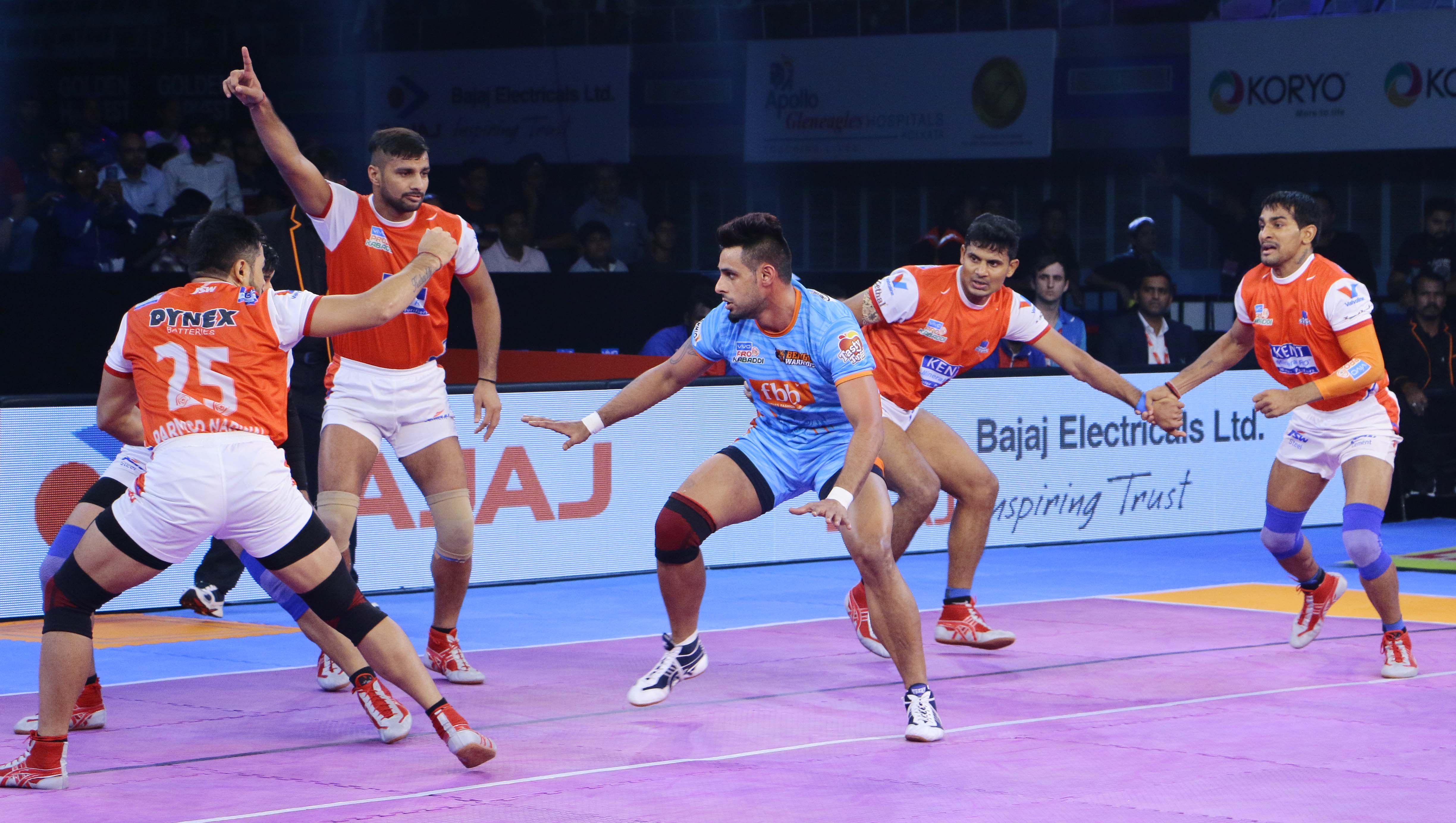 PKL 2017 | Haryana Steelers beat Bengal Warriors 36-29