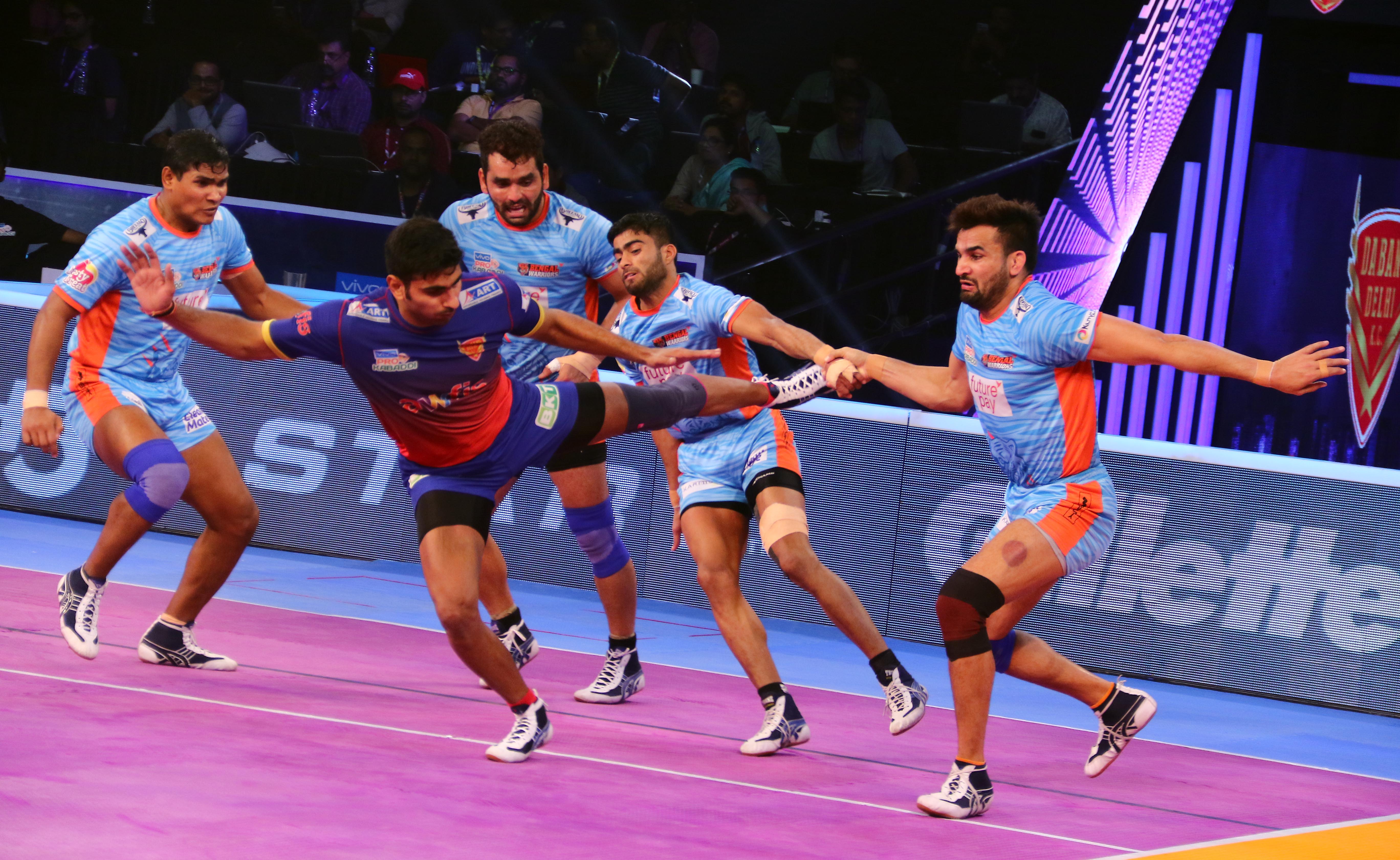 PKL 2018 | Dabang Delhi beat Bengal Warriors to setup Eliminator date with UP Yoddha