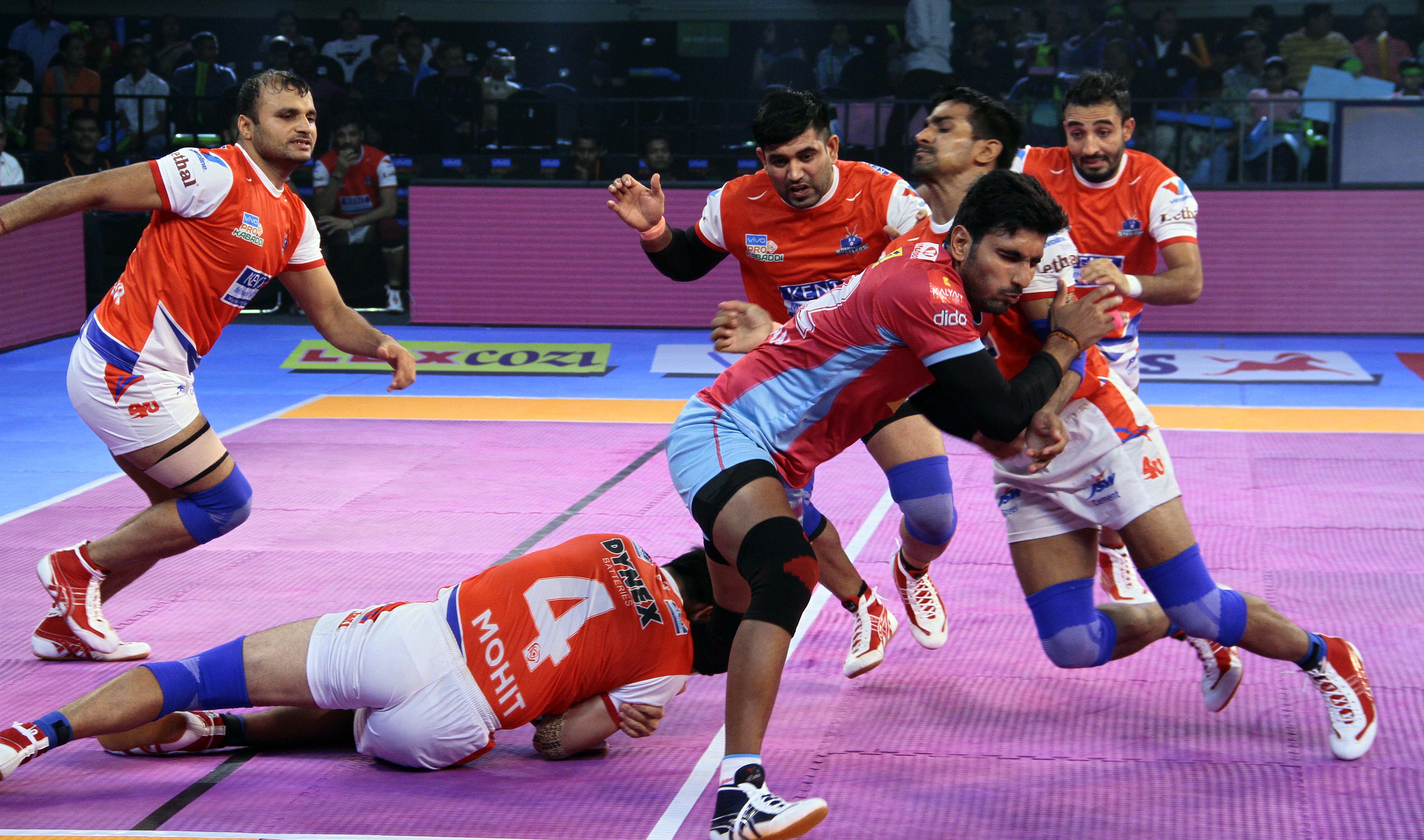 PKL 2017 | Haryana Steelers beat Jaipur Pink Panthers 30-26