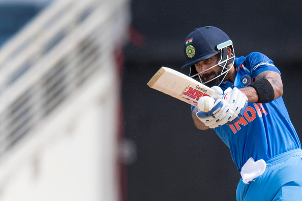 WATCH | Virat Kohli’s perfect timing produces a maximum off Lakshan Sandakan