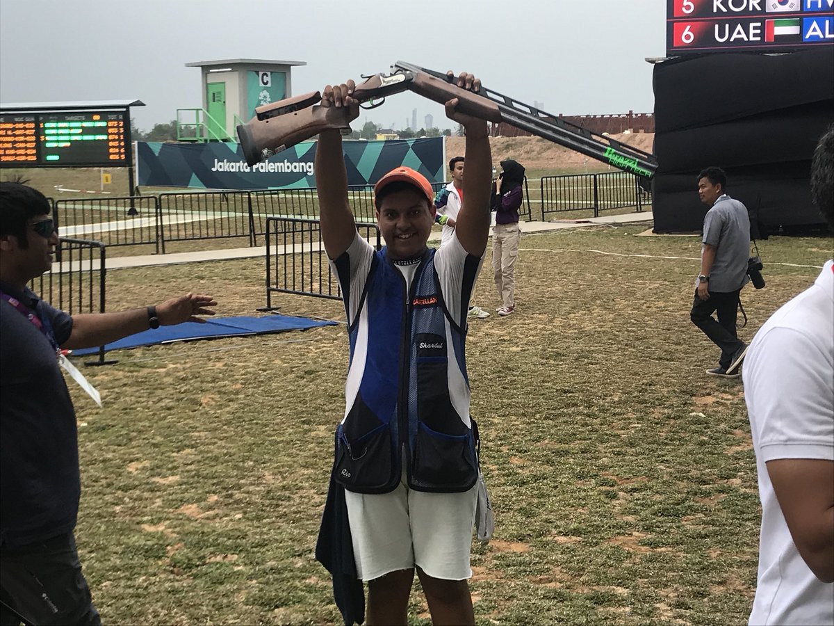 Asian Games | 15-year old Shardul Vihan secures silver in double trap