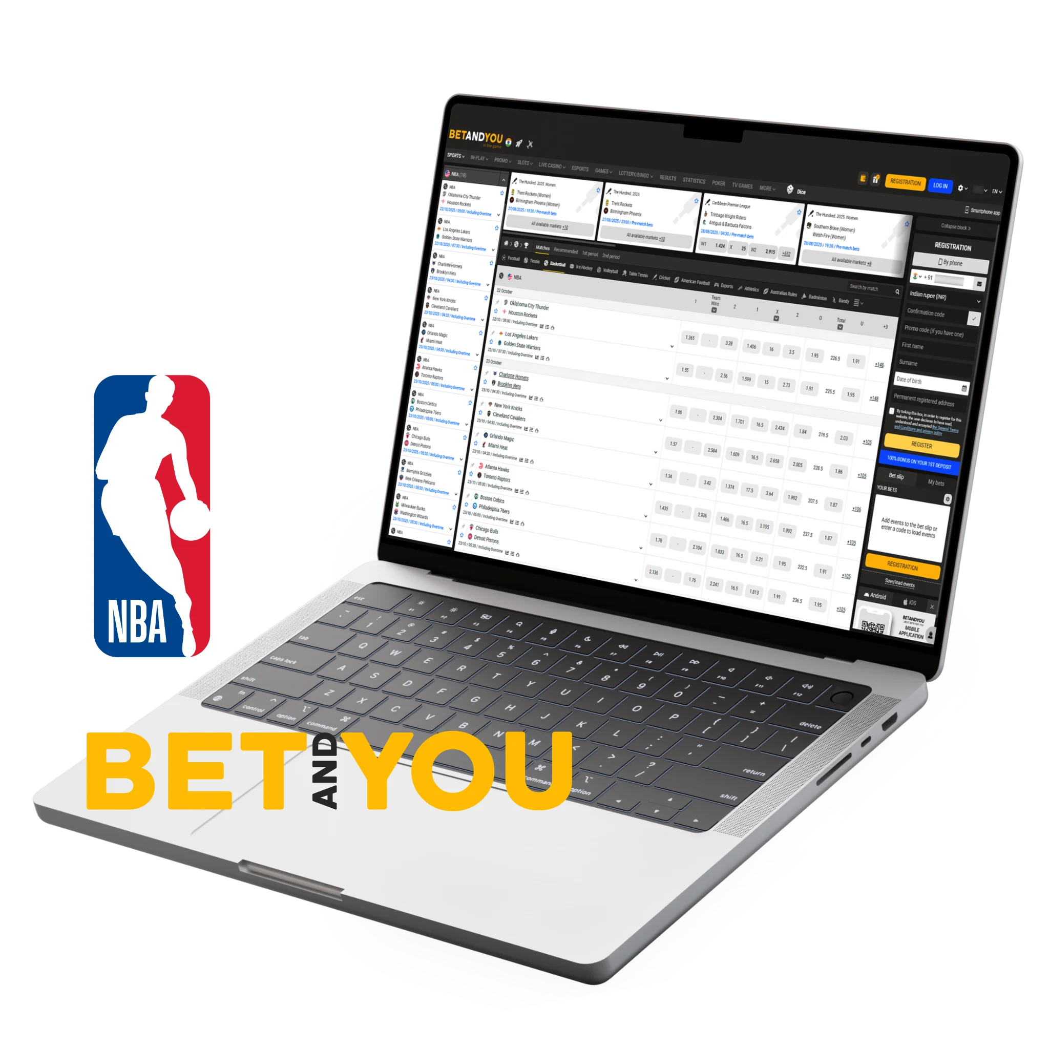 Betandyou NBA Betting Sites.
