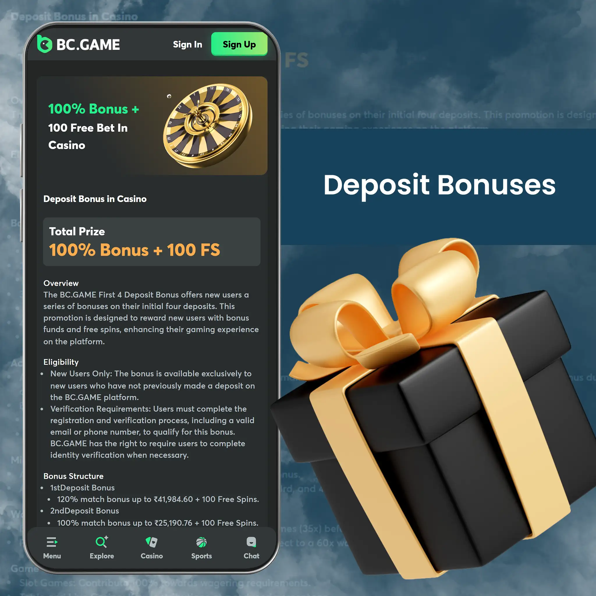 Deposit Bonuses.