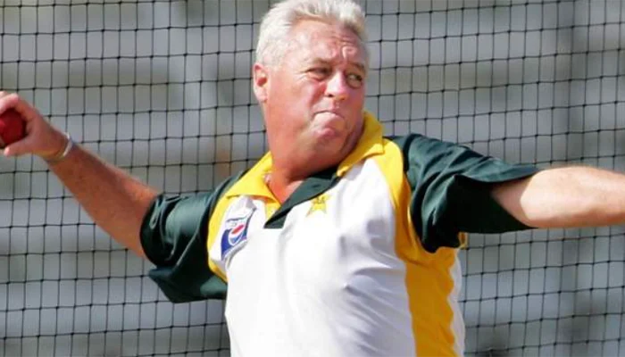 Bob Woolmer during a practice session of the Pakistan’s team.