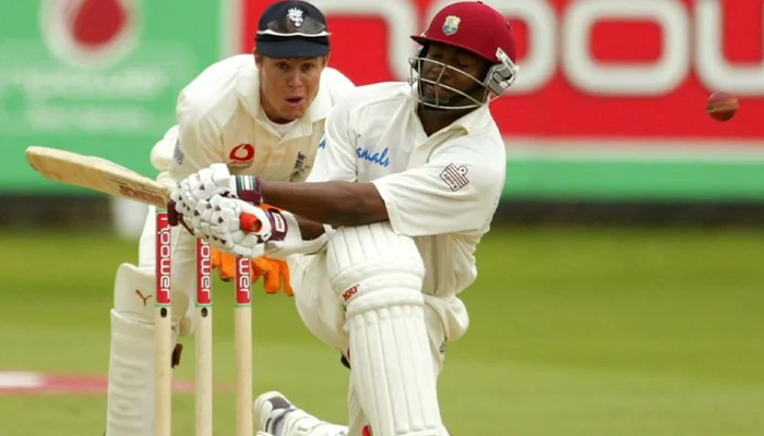 Brian Lara during his 400* runs knock against England.