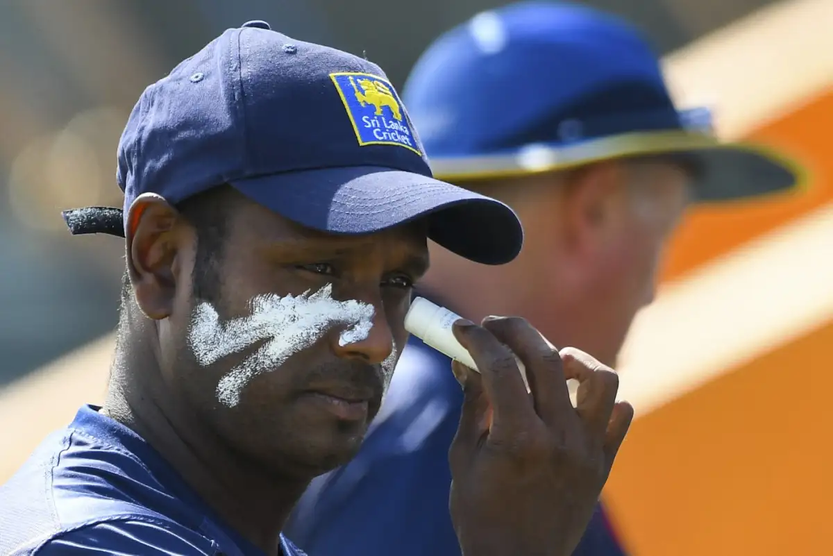 SL vs AUS | Twitter in disbelief as sticky bails make shocked Mathew survive ball thumping into stumps