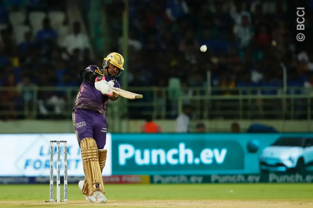 IPL 2024 | Twitter and Harshit Rana left stunned as careless Narine makes schoolboy error offering RCB lifeline