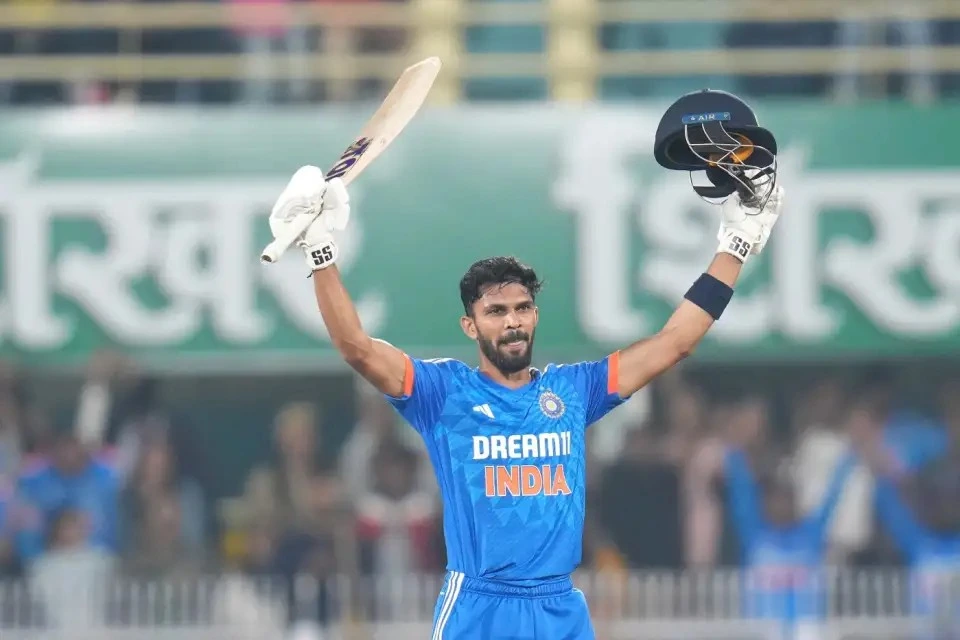 Ruturaj Gaikwad brought up his next century in the international against Australia.