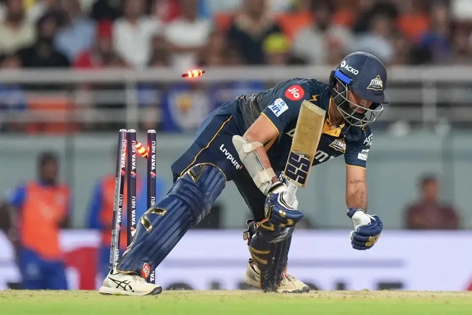 Gujarat Titans were unable to do well with the ball in the game.