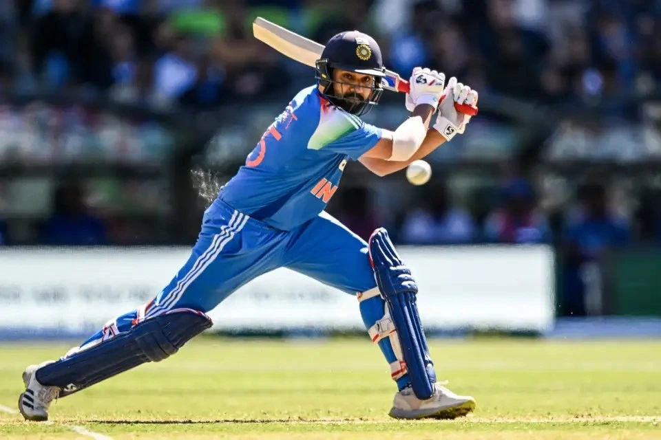 Virat Kohli departing for low scores at the 2nd ODI against Australia.
