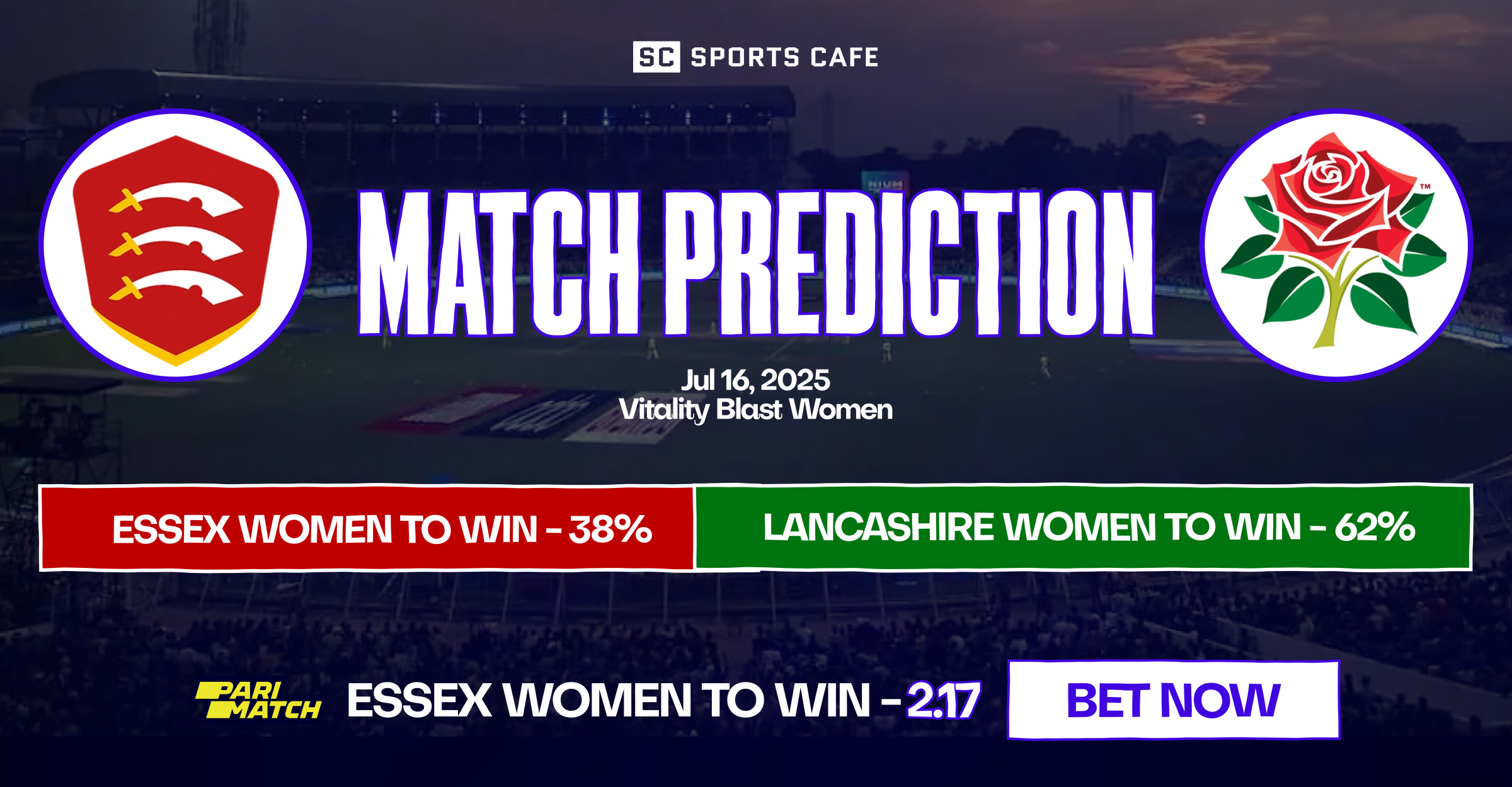 essex women vs lancashire women match prediction.
