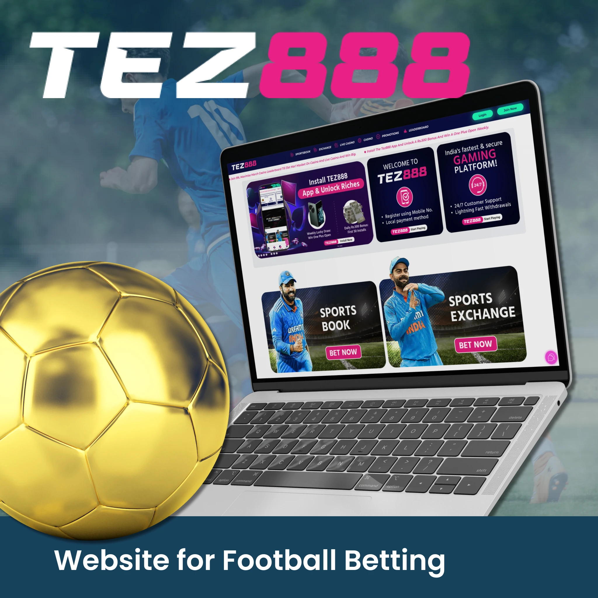 Tez888 offers a comprehensive football betting experience with a variety of options to choose from.