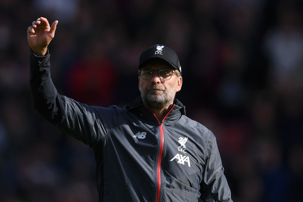 Nice to think about but we’re not Premier League champions yet, gushes Jurgen Klopp