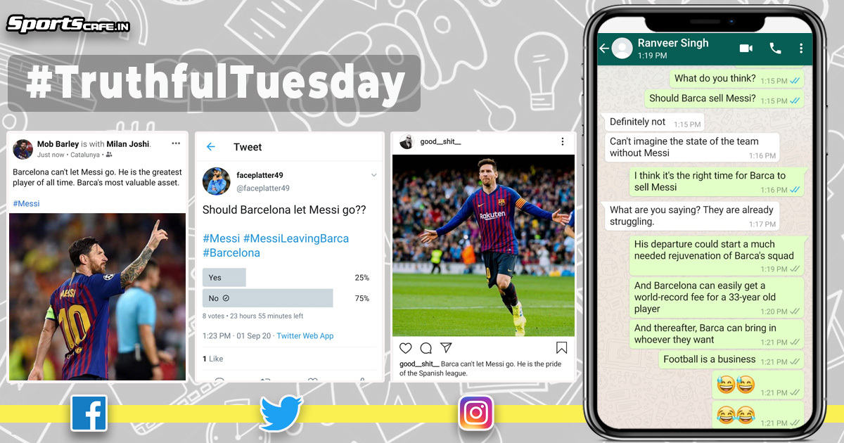 Truthful Tuesday | Lionel Messi is Barcelona's greatest but they need to sell him to fuel their future