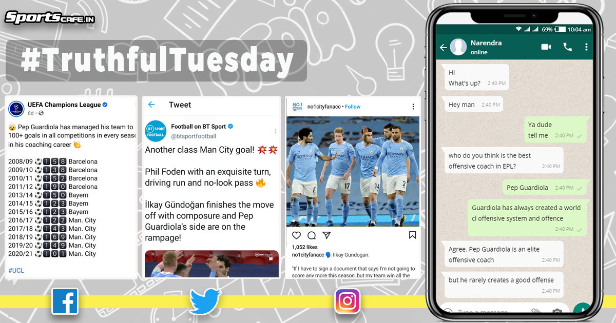 Truthful Tuesday | Pep Guardiola is an elite offensive coach but he's rarely creator of great offenses