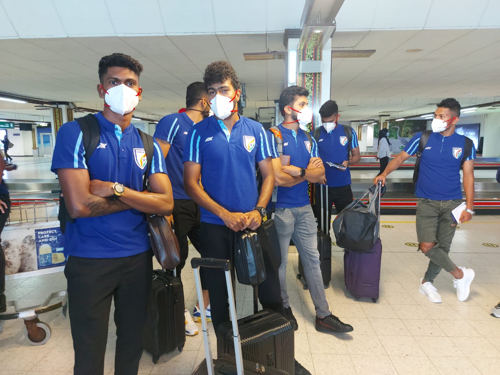 India team arrive in Maldives for 2021 SAFF Championships