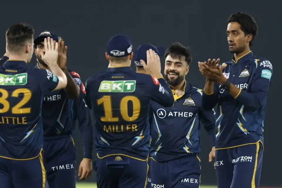 Gujarat Titans defeated the Mumbai Indians by 55 runs.