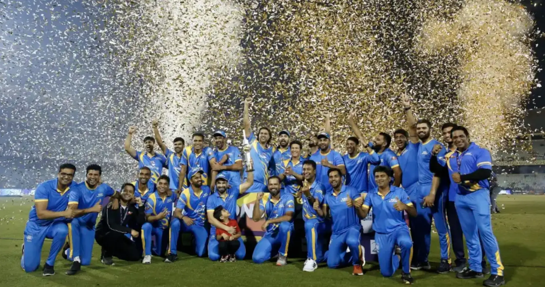India Legends defeated Sri Lanka Legends by 33 Runs to win the Road Safety World Series.