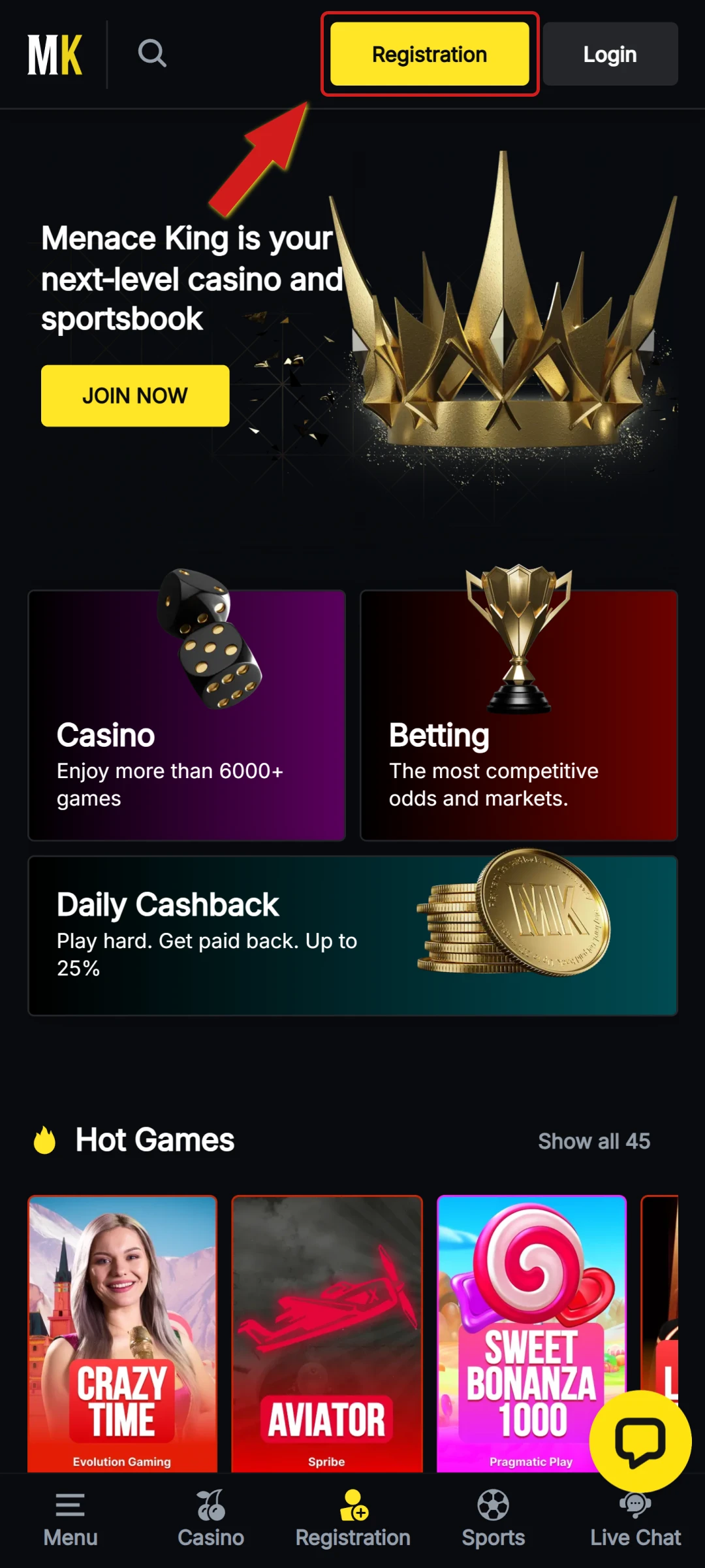 Go to official Menace King website.