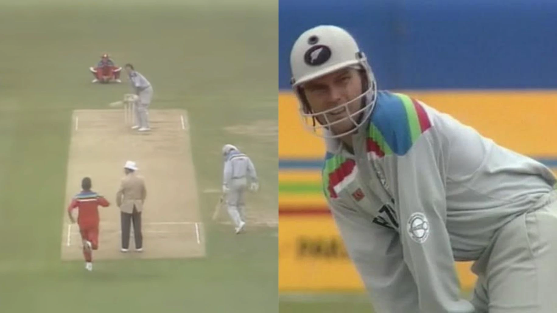New Zealand vs Zimbabwe, World Cup match on 3 March 1992.