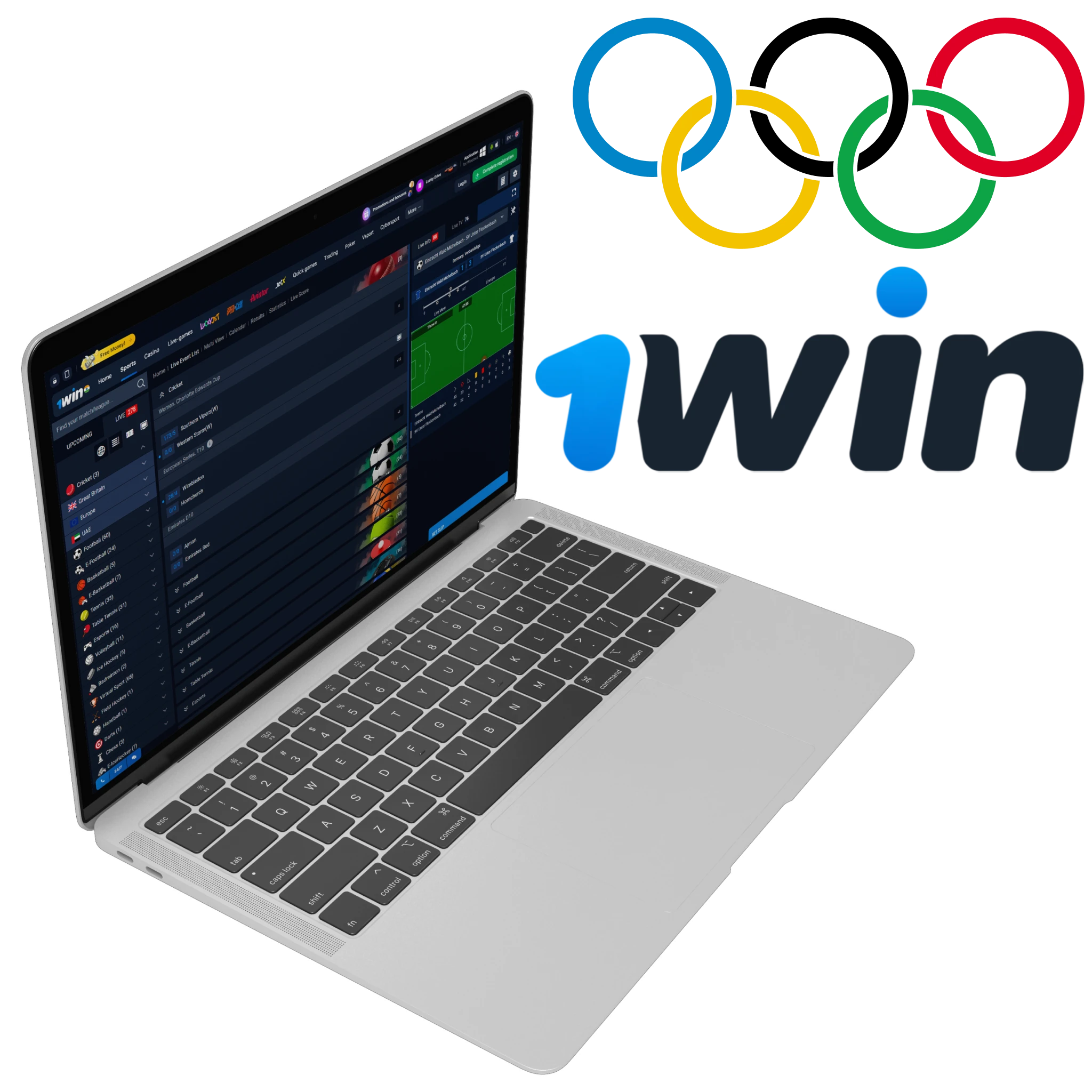 1win is the best gambling platform to bet on the Olympics on a daily basis.