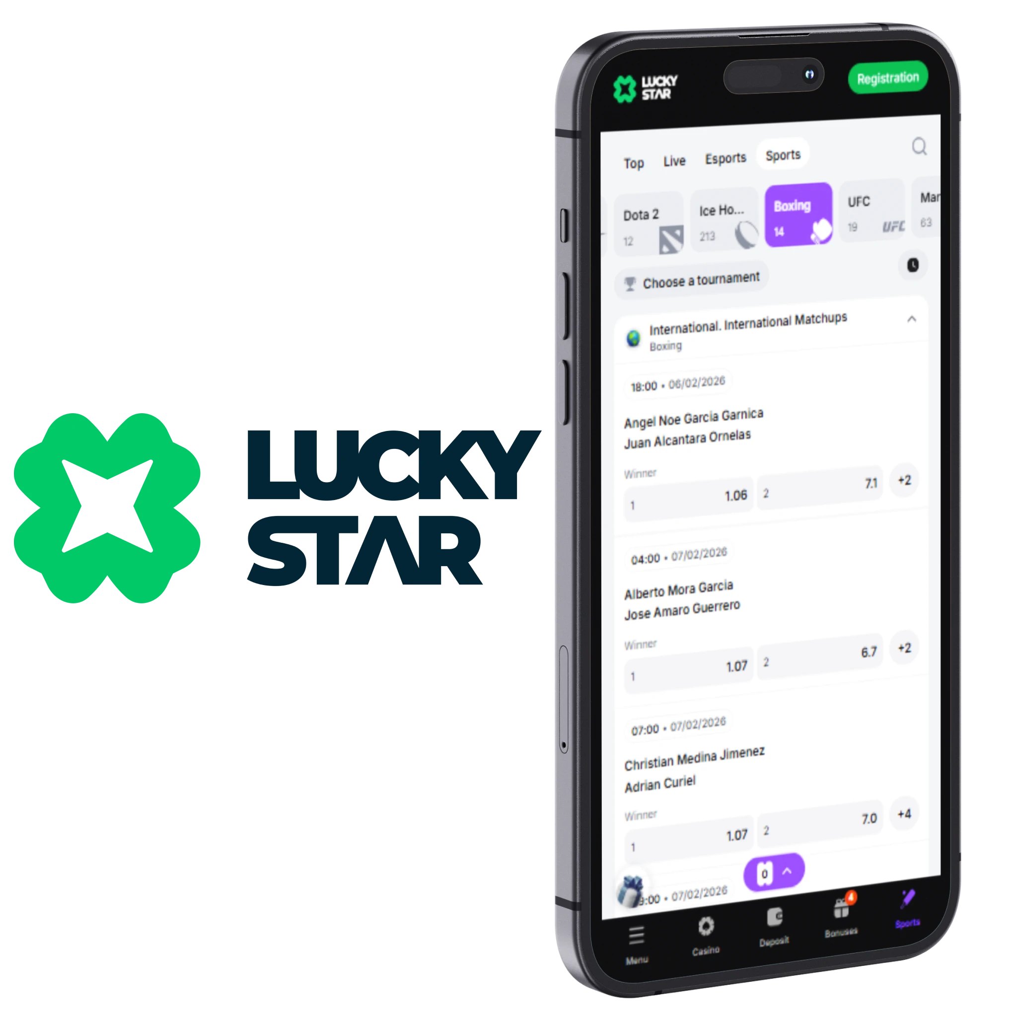 Best Betting App for Boxing - Lucky Star.