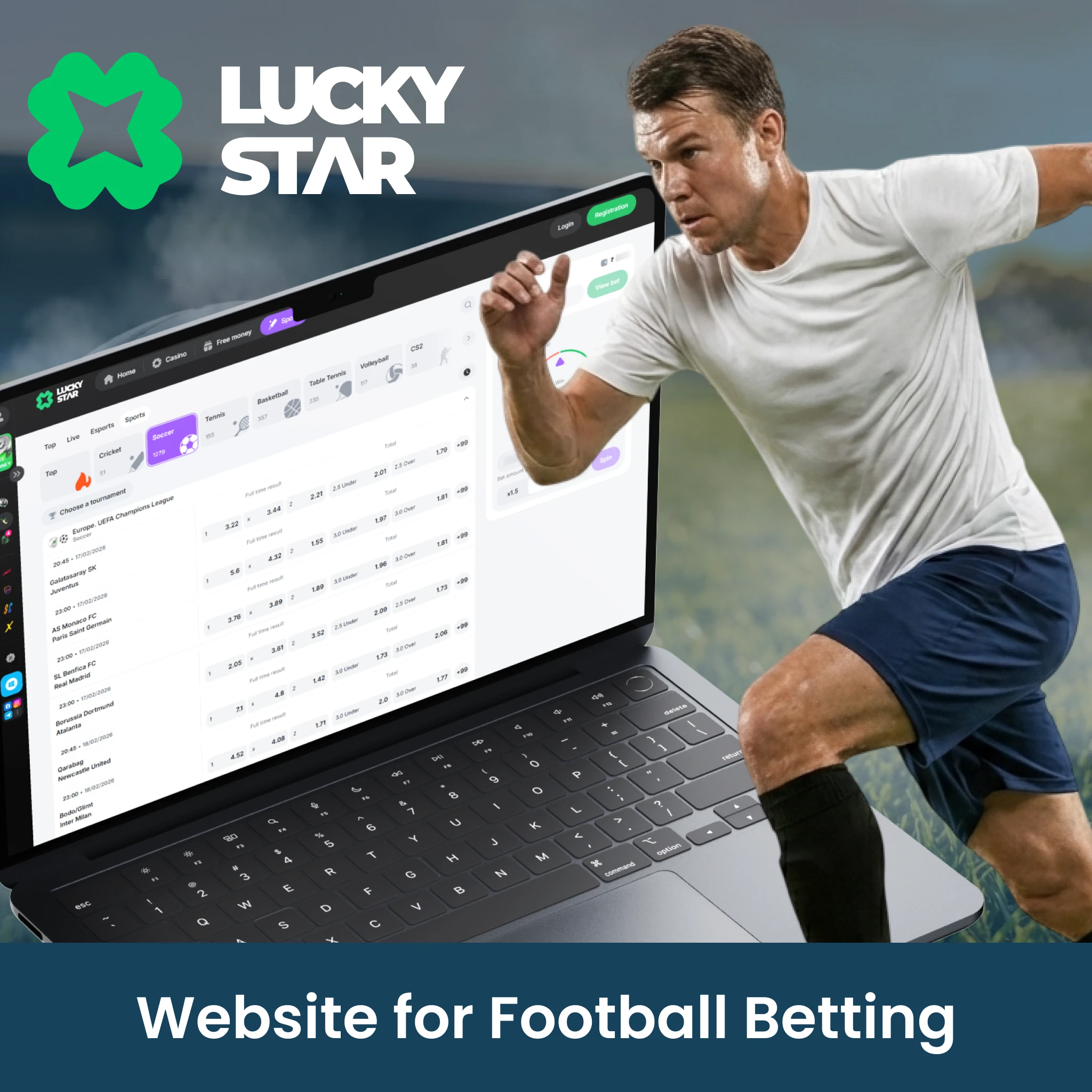 Lucky Star is The Best Football Betting Sites.